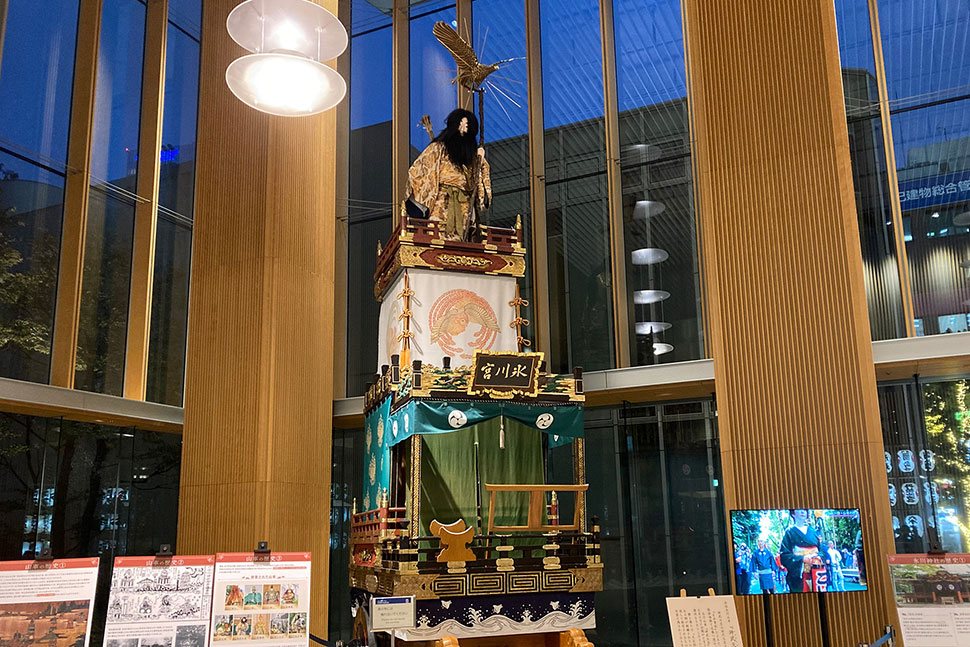 TCS2025山車展示「神武天皇」